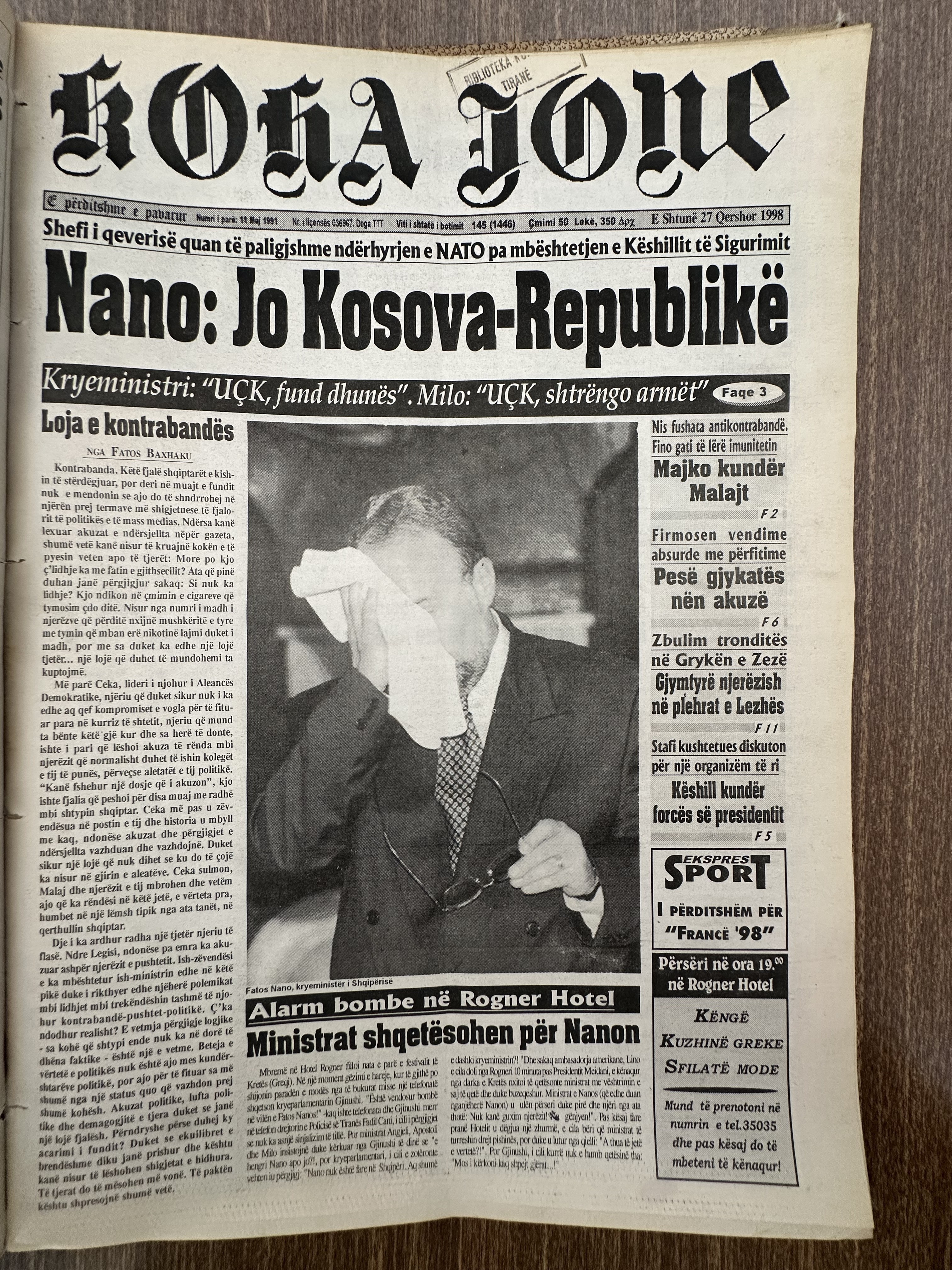 Koha Jonë 1998-06-27